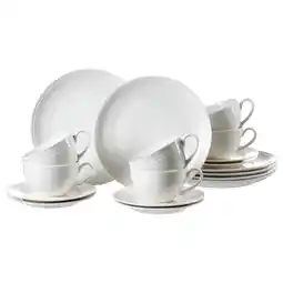 Netto Marken-Discount Ritzenhoff & Breker Kaffeeservice Levi Weiss 18er Set Angebot