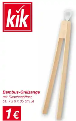KiK Bambus-Grillzange Angebot