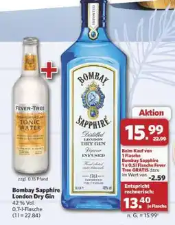 Combi Bombay Sapphire London Dry Gin Angebot