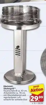 Combi Edelstahl-Säulengrill Angebot
