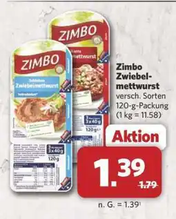 Combi Zimbo Zwiebelmettwurst Angebot