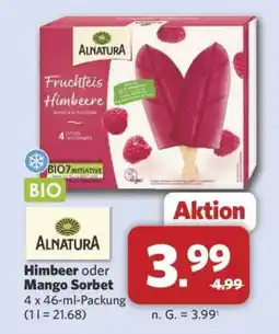 Combi Himbeer oder Mango Sorbet Angebot
