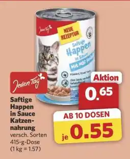 Combi Saftige Happen in Sauce Katzennahrung Angebot