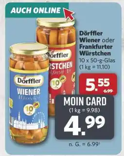 Combi Dörffler Wiener oder Frankfurter Würstchen Angebot