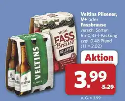 Combi Veltins Pilsener, V+ oder Fassbrause Angebot