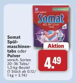 Combi Somat Spülmaschinentabs oder Pulver Angebot
