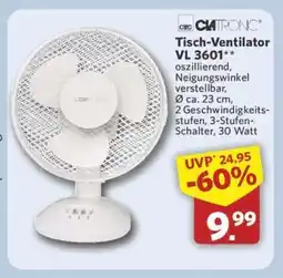 Combi Tisch-Ventilator VL 3601 Angebot