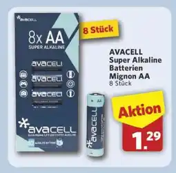 Combi AVACELL Super Alkaline Batterien Mignon AA 8 Stück Angebot