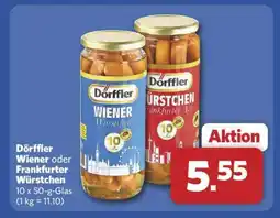 Combi Dörffler Wiener oder Frankfurter Würstchen Angebot