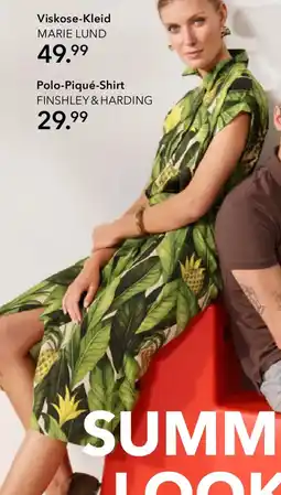 Peek & Cloppenburg Hamburg MARIE LUND Viskose-Kleid Angebot