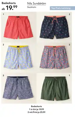 Peek & Cloppenburg Hamburg Nils Sundström Badeshorts Angebot