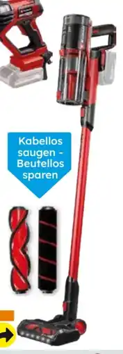 Globus Baumarkt Einhell Akku-Stielstaubsauger TE-SV 18/270 Li BL – Solo Angebot