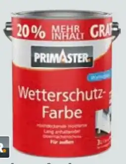 Globus Baumarkt Primaster Wetterschutzfarbe Angebot