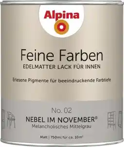 Globus Baumarkt Alpina Feine Farben Angebot