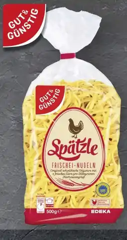 Scheck-in-Center Gut & Günstig Frischei-Nudeln Spätzle Angebot