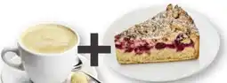Scheck-in-Center Scheck-in Manufaktur Tasse Kaffee +1 Stück Knusper- Kirschkuchen Angebot