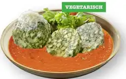 Scheck-in-Center Scheck-in Manufaktur Spinatknödel vegetarisch Angebot