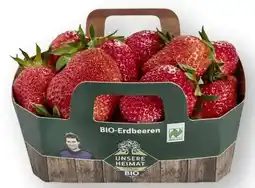 Scheck-in-Center Unsere Heimat Bio Erdbeeren Angebot