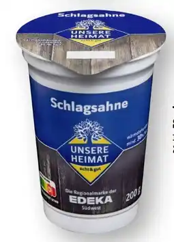 Scheck-in-Center Unsere Heimat Schlagsahne Angebot