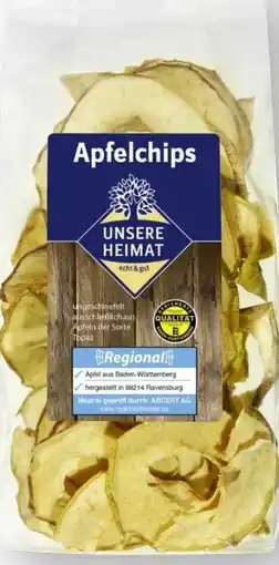 Scheck-in-Center Unsere Heimat Apfelchips Angebot