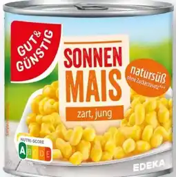 Scheck-in-Center Gut & Günstig Sonnenmais Angebot