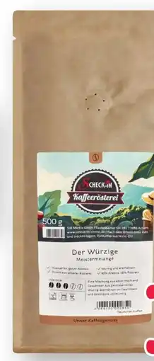 Scheck-in-Center Scheck-in Kaffeerösterei Der Würzige Meistermelange Angebot