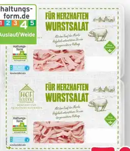 Scheck-in-Center Hofglück Lyoner in Streifen Angebot