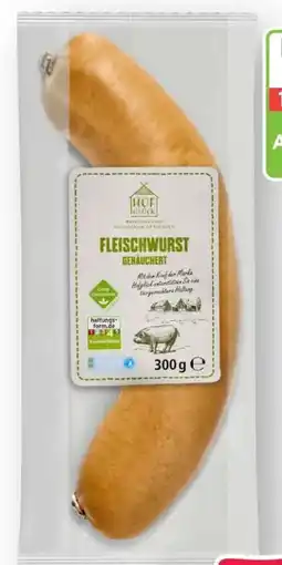 Scheck-in-Center Hofglück Fleischwurst Angebot