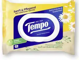 Scheck-in-Center Tempo Feuchte Toilettentücher Angebot