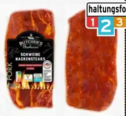 nahkauf Butcher’s Barbecue Schweine-Nackensteaks Angebot