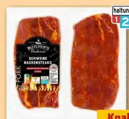 REWE Center Butcher’s Barbecue Schweine-Nackensteaks Angebot