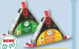 REWE Center Rewe to go Onigiri Sushi Angebot
