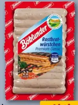 REWE Center Böklunder Rostbratwürstchen Premium Classic Angebot
