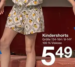 Zeeman Kindershorts Angebot