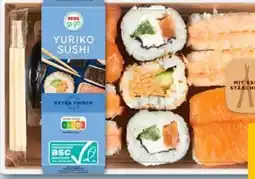 REWE Center Rewe to go Yuriko Sushi-Box Angebot
