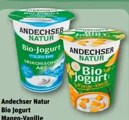 REWE Center Andechser Natur Bio Jogurt Mango Vanille Angebot