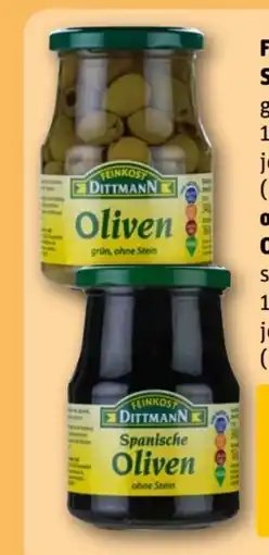 REWE Center Feinkost Dittmann Spanische Oliven Grün Angebot