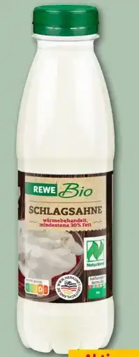 REWE Center Rewe Bio Bio-Schlagsahne Angebot