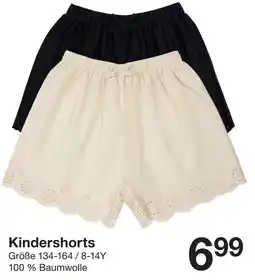 Zeeman Kindershorts Angebot