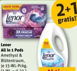 REWE Center Lenor All in 1 Pods Angebot