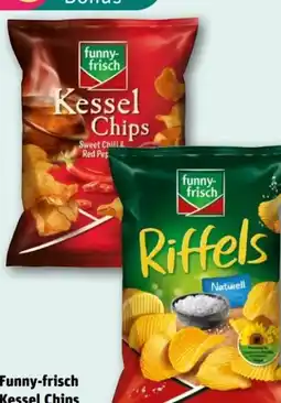 REWE Center Funny Frisch Kessel Chips Sweet Chili & Red Pepper Angebot