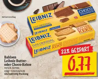 NP Discount Bahlsen Leibniz Butter oder Choco Kekse 125/150/200g Angebot