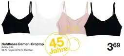 Zeeman Nahtloses Damen-Croptop Angebot