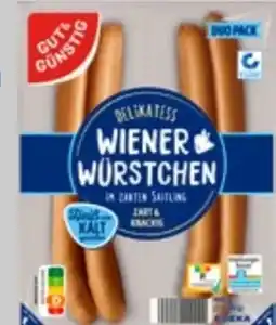 Edeka Xpress Gut & Günstig Delikatess Wiener Würstchen Angebot