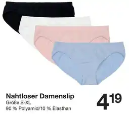 Zeeman Nahtloser Damenslip Angebot