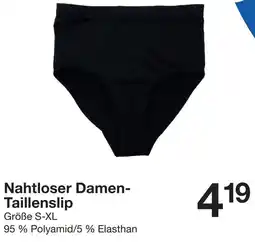 Zeeman Nahtloser Damen Taillenslip Angebot