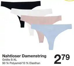Zeeman Nahtloser Damenstring Angebot