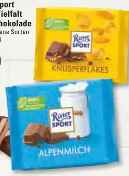 Edeka Frischemarkt Ritter Sport Bunte Vielfalt Tafelschokolade Angebot