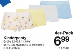 Zeeman Kinderpanty Angebot