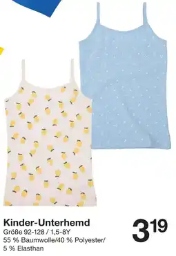 Zeeman Kinder-Unterhemd Angebot